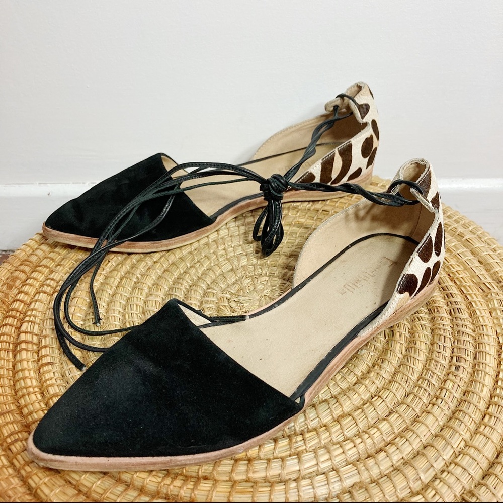Gee WaWa wrap ankle flats